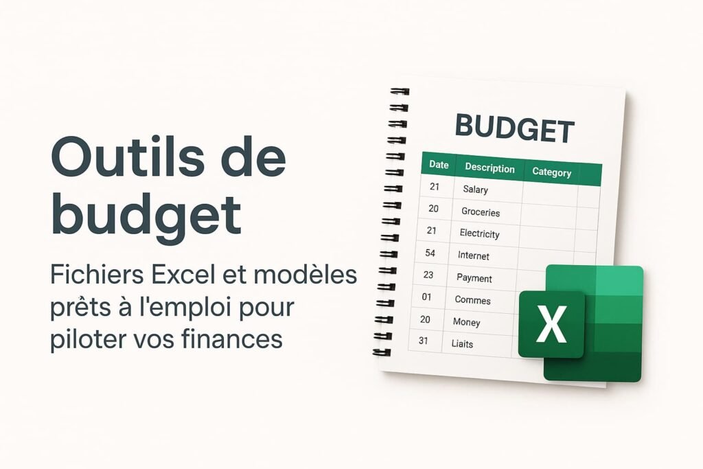 Fichiers Excel et modèles prêts à l’emploi pour piloter vos finances.